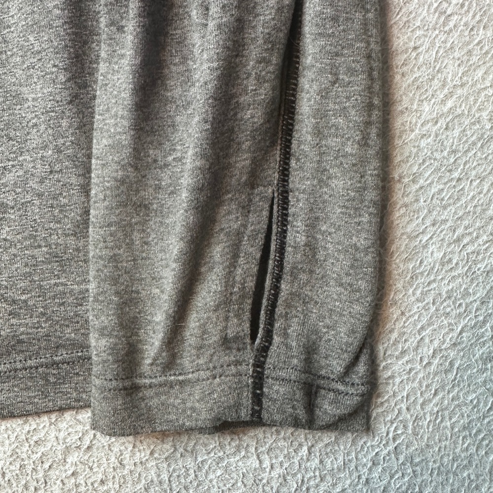 The North Face Hoodie Mens S Gray Bridger Range FlashDry Long Sleeve Thumbholes - Picture 5 of 9